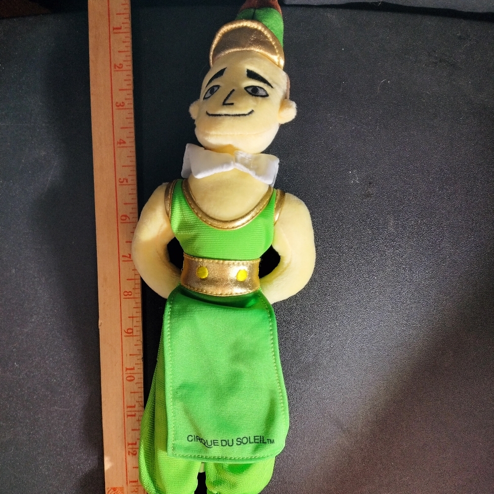 Green Cirque Du Soleil Acrobat Stuffed Toy